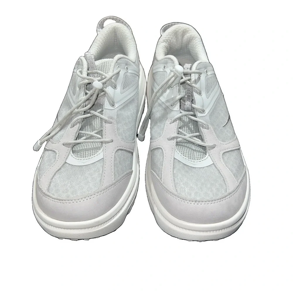 25N30/. Size 12 - Hoka One One HOKA Bondi B3LS Cosmic Grey White Size 12 W. 11 M